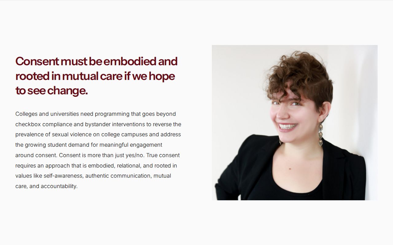 Consent Workshops with Dr.Yael
